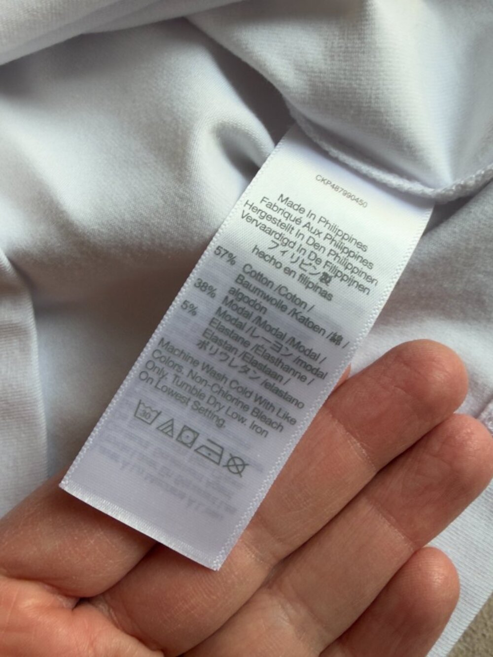 New w/ Tags Madewell White Short-Sleeve Mock Neck Tee - Picture 14 of 14